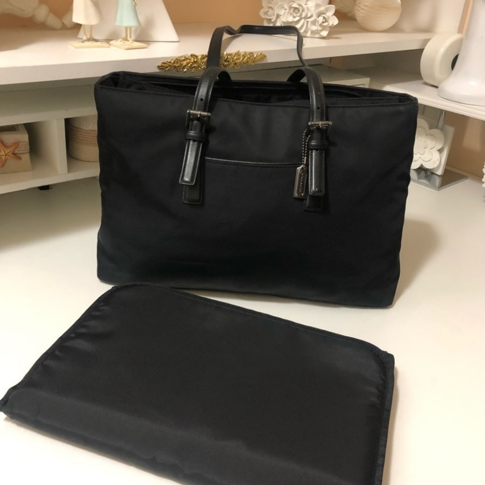 Authentic Coach diaper bag simple and chic